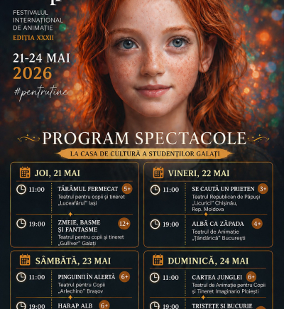 Se apropie Festivalul Internațional de Animație ”Gulliver” 2026